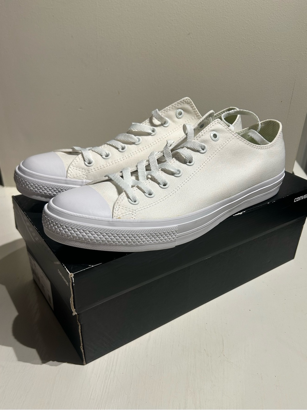 Converse Chuck Taylor All Star Low Top Sneakers - White, Men’s Size 13